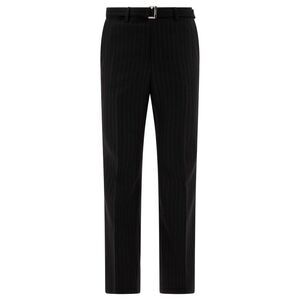 Sacai Men Pinstriped Trousers